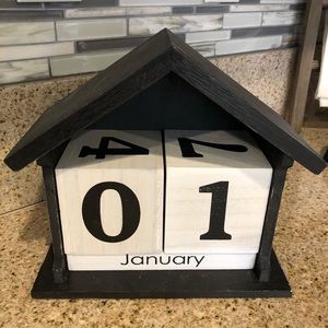 Farmhouse Wood Calendar